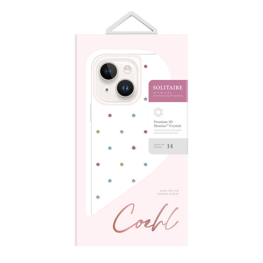 iPhone 14 Kılıf Tektaş Desenli Coehl Solitaire Kapak