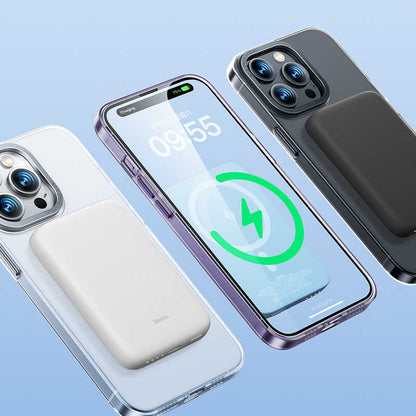 iPhone 14 Kılıf Wireless Şarj Destekli Benks Magnetik Haze Kapak