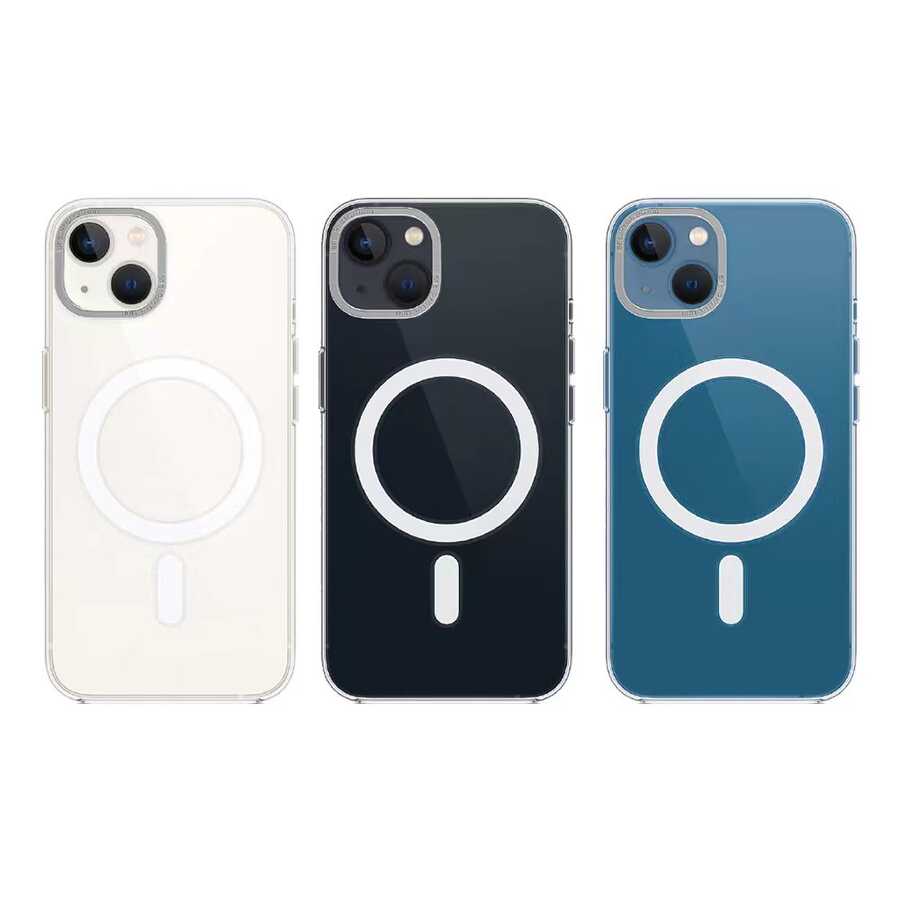 iPhone 14 Kılıf Wiwu MCC-102 Magnetic Crystal Sert PC Kapak