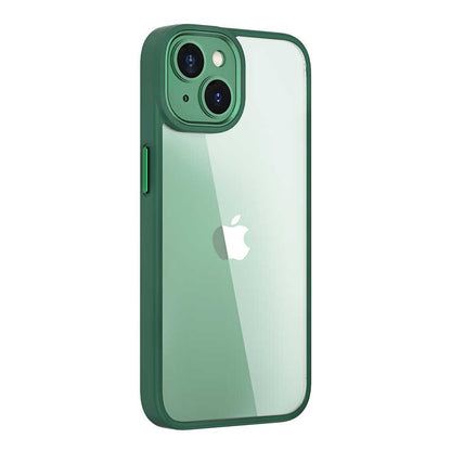 iPhone 14 Kılıf Wiwu VCC-104 Lens Korumalı Renkli Kenar Arkası Şeffaf Vivid Clear Kapak