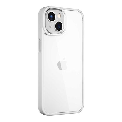 iPhone 14 Kılıf Wiwu VCC-104 Lens Korumalı Renkli Kenar Arkası Şeffaf Vivid Clear Kapak