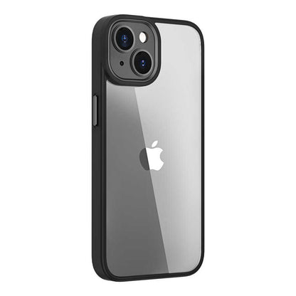 iPhone 14 Kılıf Wiwu VCC-104 Lens Korumalı Renkli Kenar Arkası Şeffaf Vivid Clear Kapak