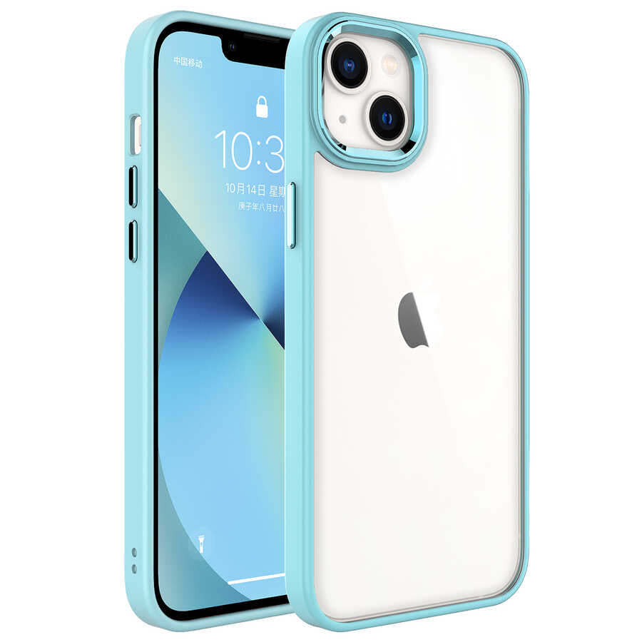Apple iPhone 14 Kılıf Zore Krom Kapak