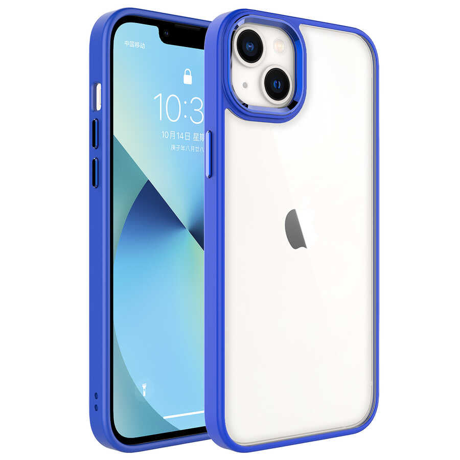 Apple iPhone 14 Kılıf Zore Krom Kapak