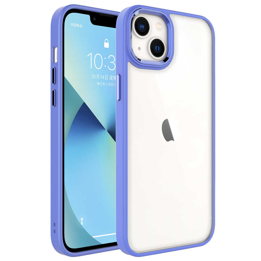 Apple iPhone 14 Kılıf Zore Krom Kapak