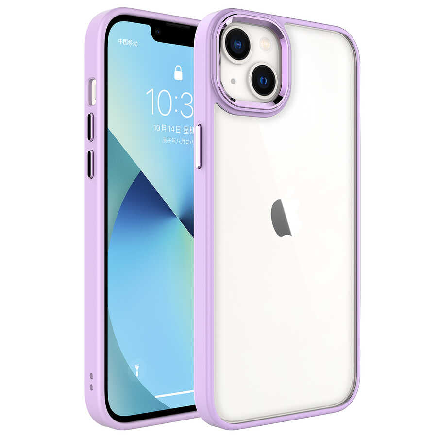 Apple iPhone 14 Kılıf Zore Krom Kapak