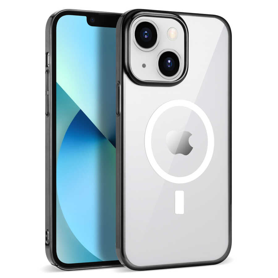 Apple iPhone 14 Kılıf Zore Wireless Şarj Özellikli Pixel M-safe Kapak