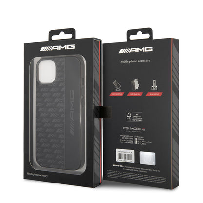 iPhone 14 Plus Kılıf AMG Frosted Buzlu PC Karbon Dizayn Kapak