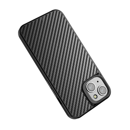 iPhone 14 Plus Kılıf Aramid Karbon Fiber M-safe Özellikli Wlons Radison Kapak