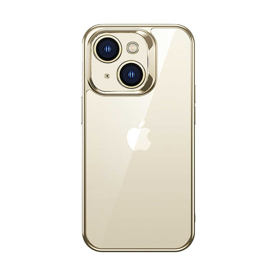 iPhone 14 Plus Kılıf Benks Electroplating TPU Kapak Ekran Koruyucu Hediyeli