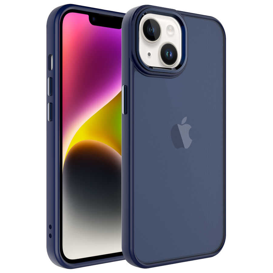 Apple iPhone 14 Plus Kılıf Buzlu Sert PC Zore May Kapak