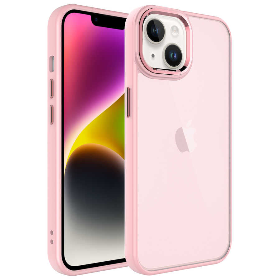 Apple iPhone 14 Plus Kılıf Buzlu Sert PC Zore May Kapak