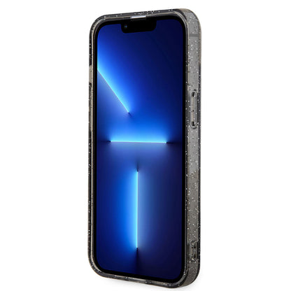 iPhone 14 Plus Kılıf GUESS M-safe Şarj Özellikli Glitter Kapak