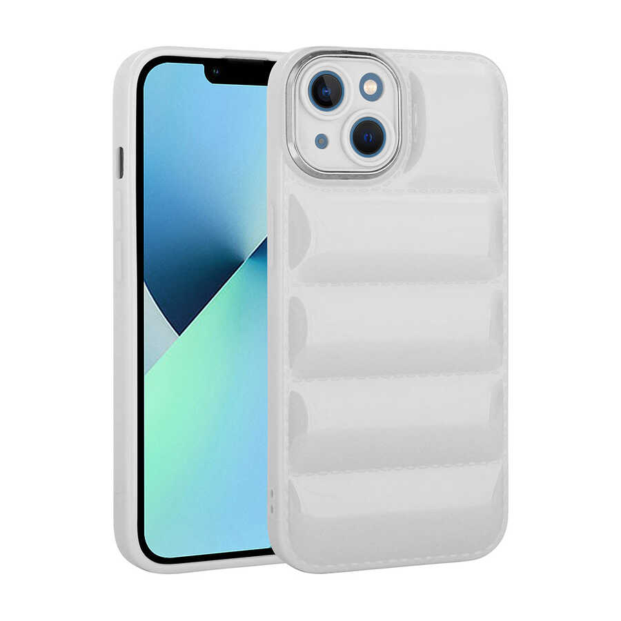 Apple iPhone 14 Plus Kılıf Kamera Korumalı Parlak Airbag'li Zore Galya Kapak
