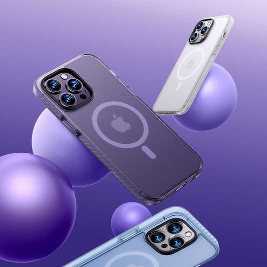 iPhone 14 Plus Kılıf Kenarları Silikon Airbagli Mat Arka Yüzey Benks Icesand Kapak