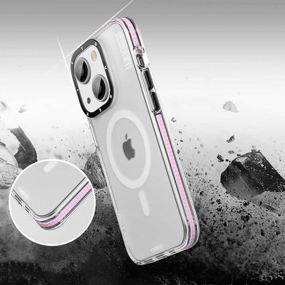 iPhone 14 Plus Kılıf M-safe Şarj Özellikli Youngkit Jane Sand Serisi Kapak