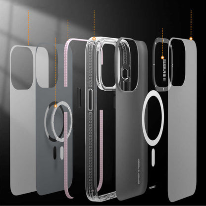 iPhone 14 Plus Kılıf M-safe Şarj Özellikli Youngkit Jane Sand Serisi Kapak
