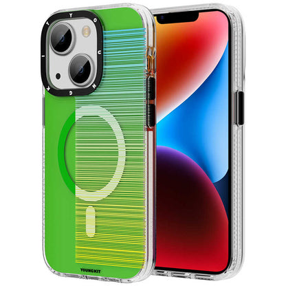 iPhone 14 Plus Kılıf M-safe Şarj Özellikli Youngkit Pure Serisi Kapak