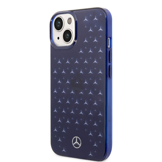 iPhone 14 Plus Kılıf Mercedes Benz Transparan Yıldızlı Dizayn Kapak