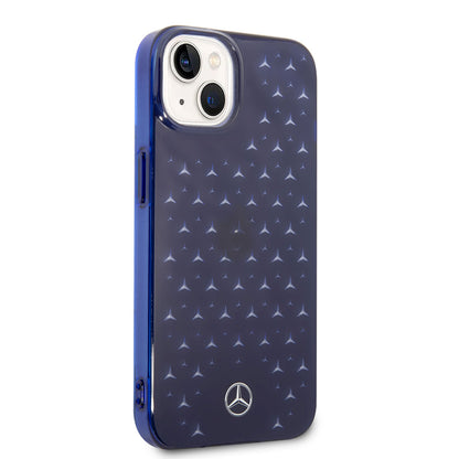 iPhone 14 Plus Kılıf Mercedes Benz Transparan Yıldızlı Dizayn Kapak