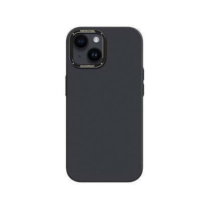 iPhone 14 Plus Kılıf Metal Kamera Çerçeveli Recci Glaze Serisi Kapak