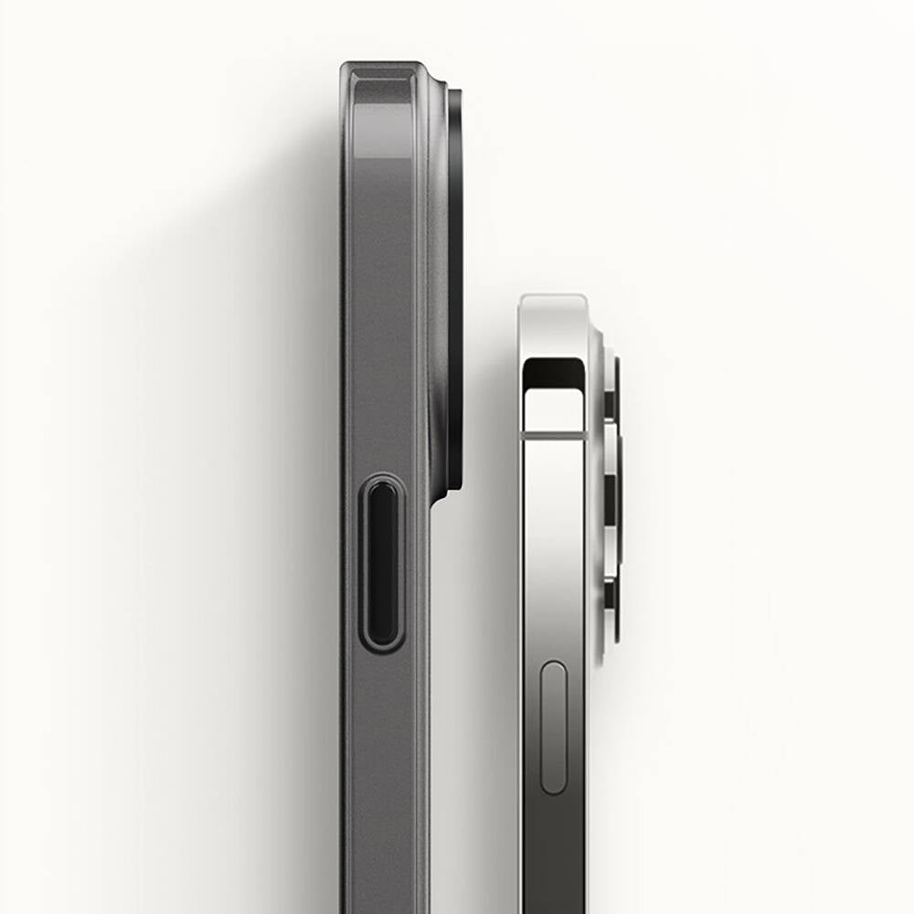 iPhone 14 Plus Kılıf Metal Kamera Çerçeveli Recci Glaze Serisi Kapak
