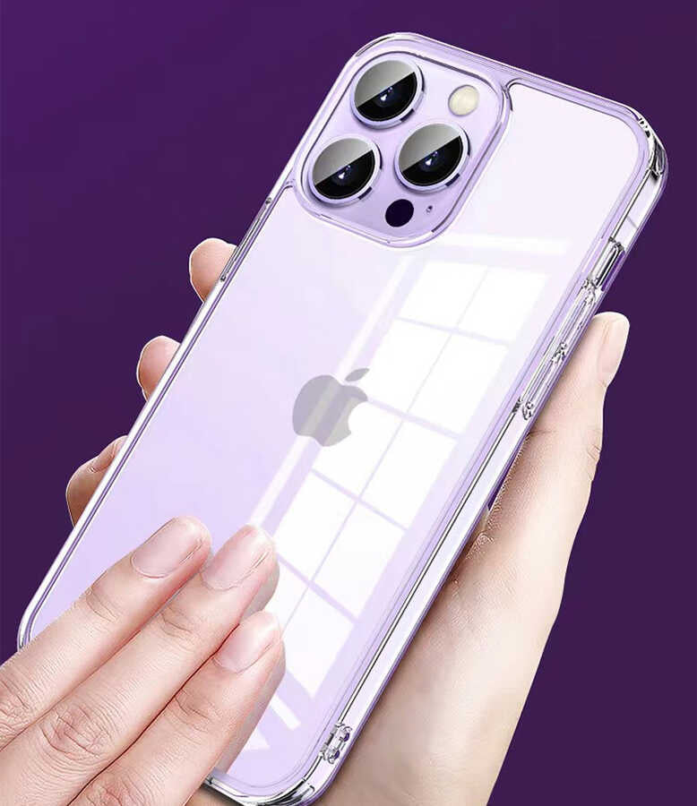 iPhone 14 Plus Kılıf Şeffaf Airbag Tasarımlı Wiwu ZCC-108 Concise Serisi Kapak