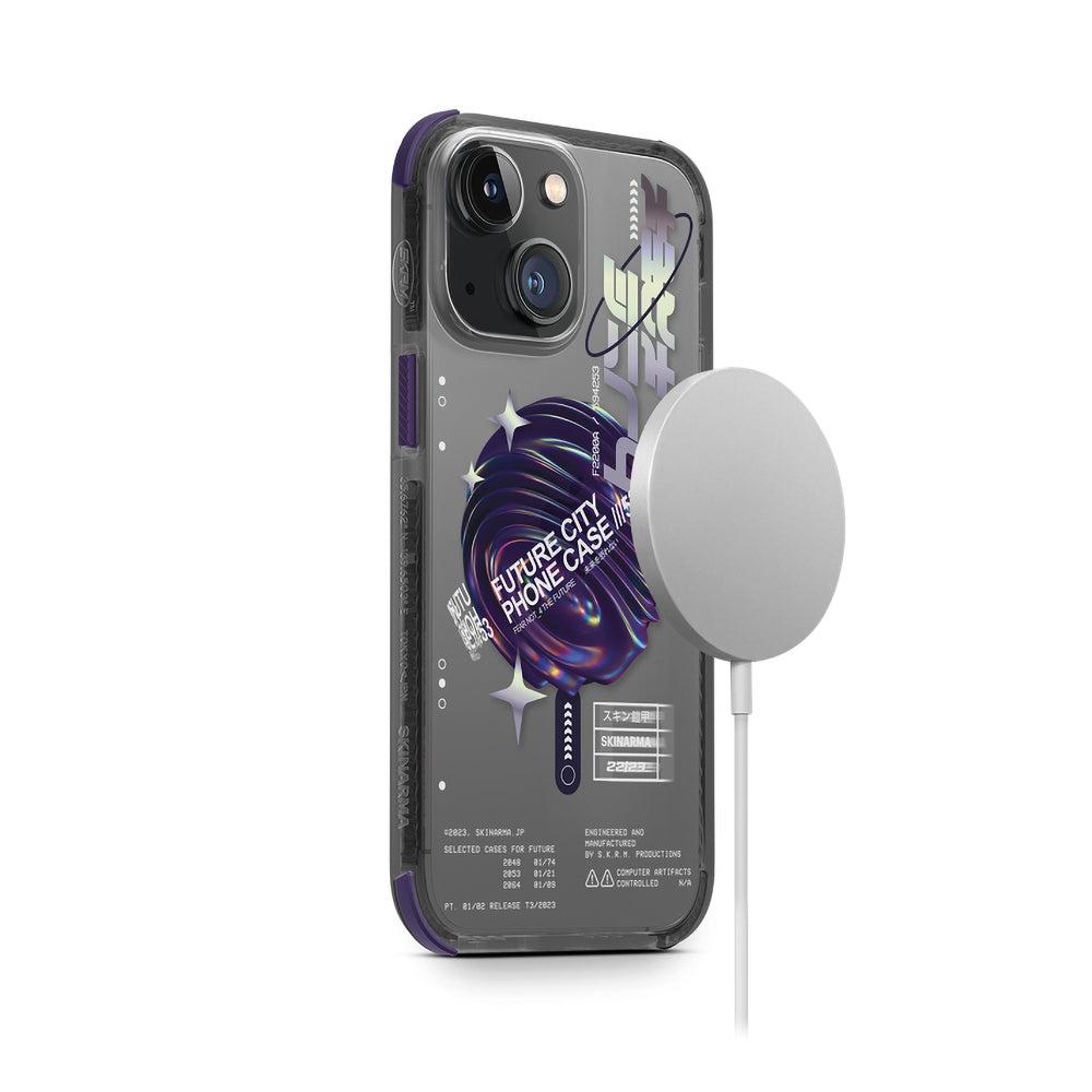 iPhone 14 Plus Kılıf SkinArma Şeffaf Airbag Tasarımlı M-safe Şarj Özellikli Shorai Kapak