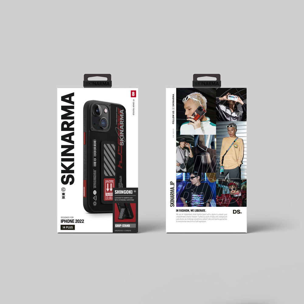 iPhone 14 Plus Kılıf SkinArma Standlı Deri Görünümlü Shingoki Kapak