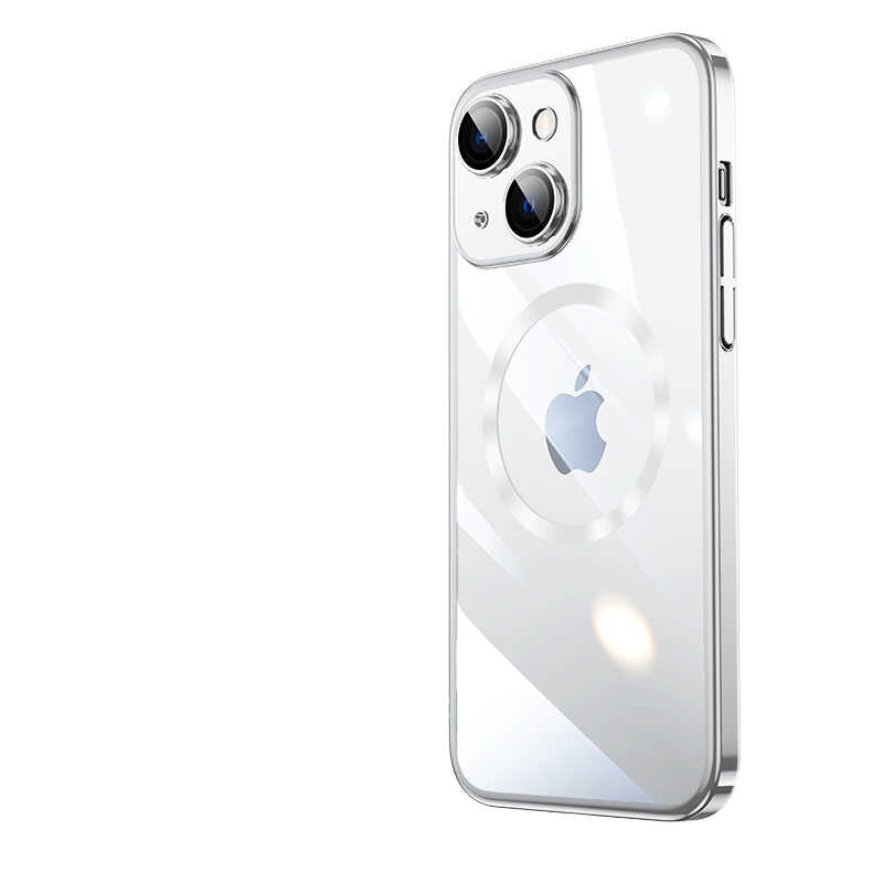 Apple iPhone 14 Plus Kılıf Wireless Şarj Özellikli Sert PC Zore Riksos M-safe Kapak