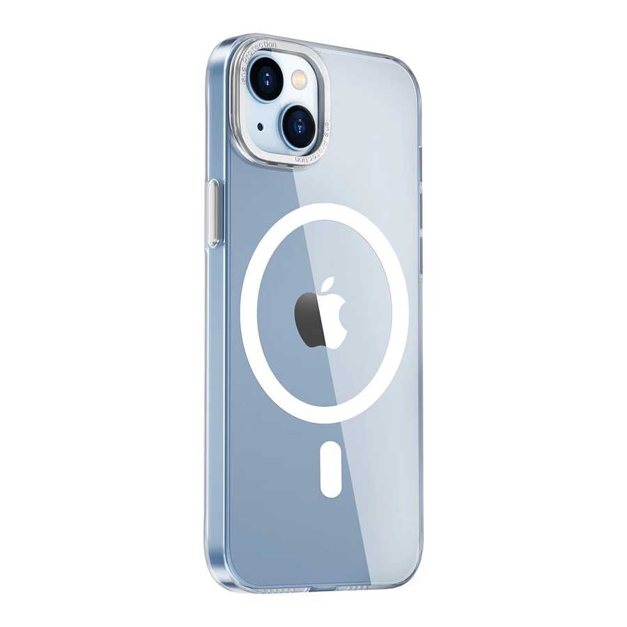 iPhone 14 Plus Kılıf Wiwu MCC-102 Magnetic Crystal Sert PC Kapak