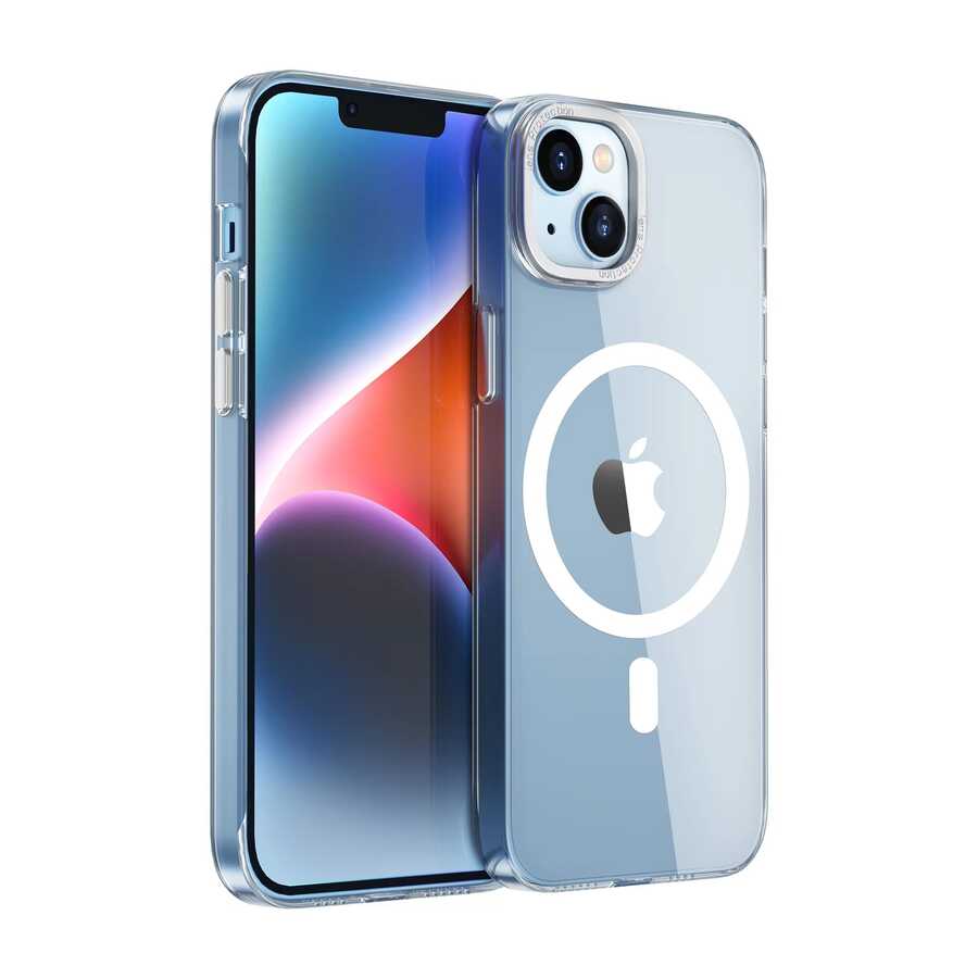 iPhone 14 Plus Kılıf Wiwu MCC-102 Magnetic Crystal Sert PC Kapak