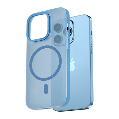 iPhone 14 Plus Wiwu Frosted Magnetic Buzlu Sert PC Kapak
