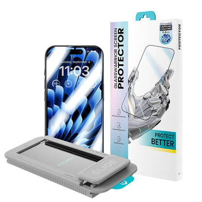 iPhone 14 Pro Benks Glass Warrior Safir Coating Ekran Koruyucu + Kolay Uygulama Aparatlı