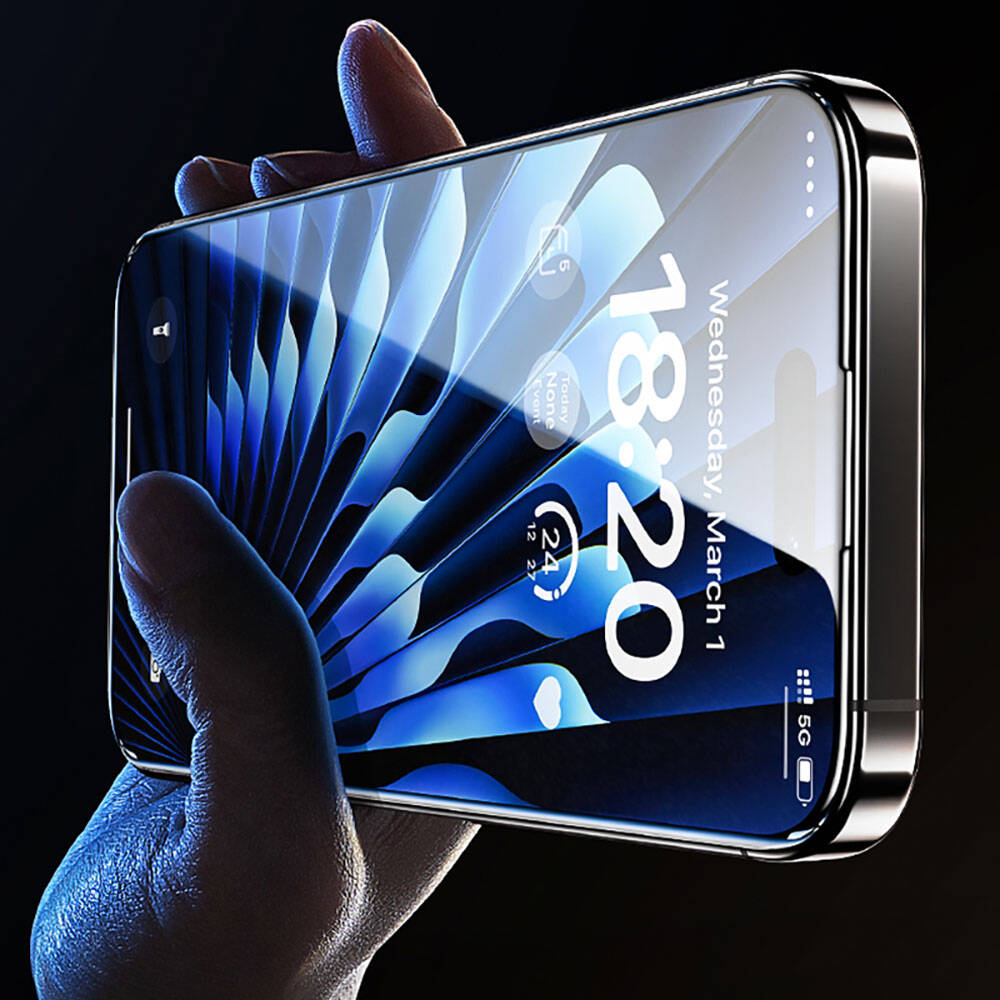 iPhone 14 Pro Benks Glass Warrior Safir Coating Ekran Koruyucu + Kolay Uygulama Aparatlı