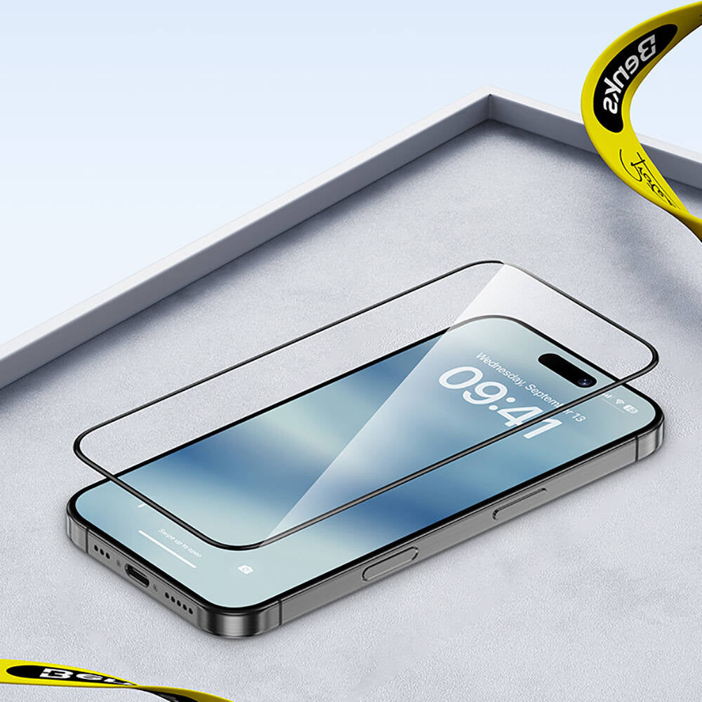 iPhone 14 Pro Benks Ultra Shield 0.4mm Ekran Koruyucu + Kolay Uygulama Aparatlı
