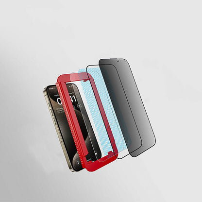 iPhone 14 Pro Casebang Privacy Hayalet Ekran Koruyucu + Kolay Uygulama Aparatı