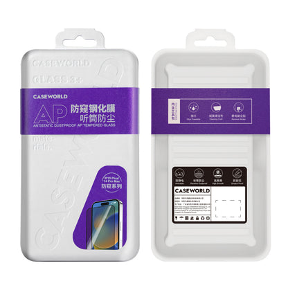 iPhone 14 Pro CaseWorld HD Serisi 0.33mm Privacy Temperli Cam Ekran Koruyucu