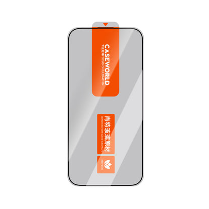 iPhone 14 Pro CaseWorld Ultra-Thin Serisi 0.15mm 3D Schott Cam Temperli Ekran Koruyucu