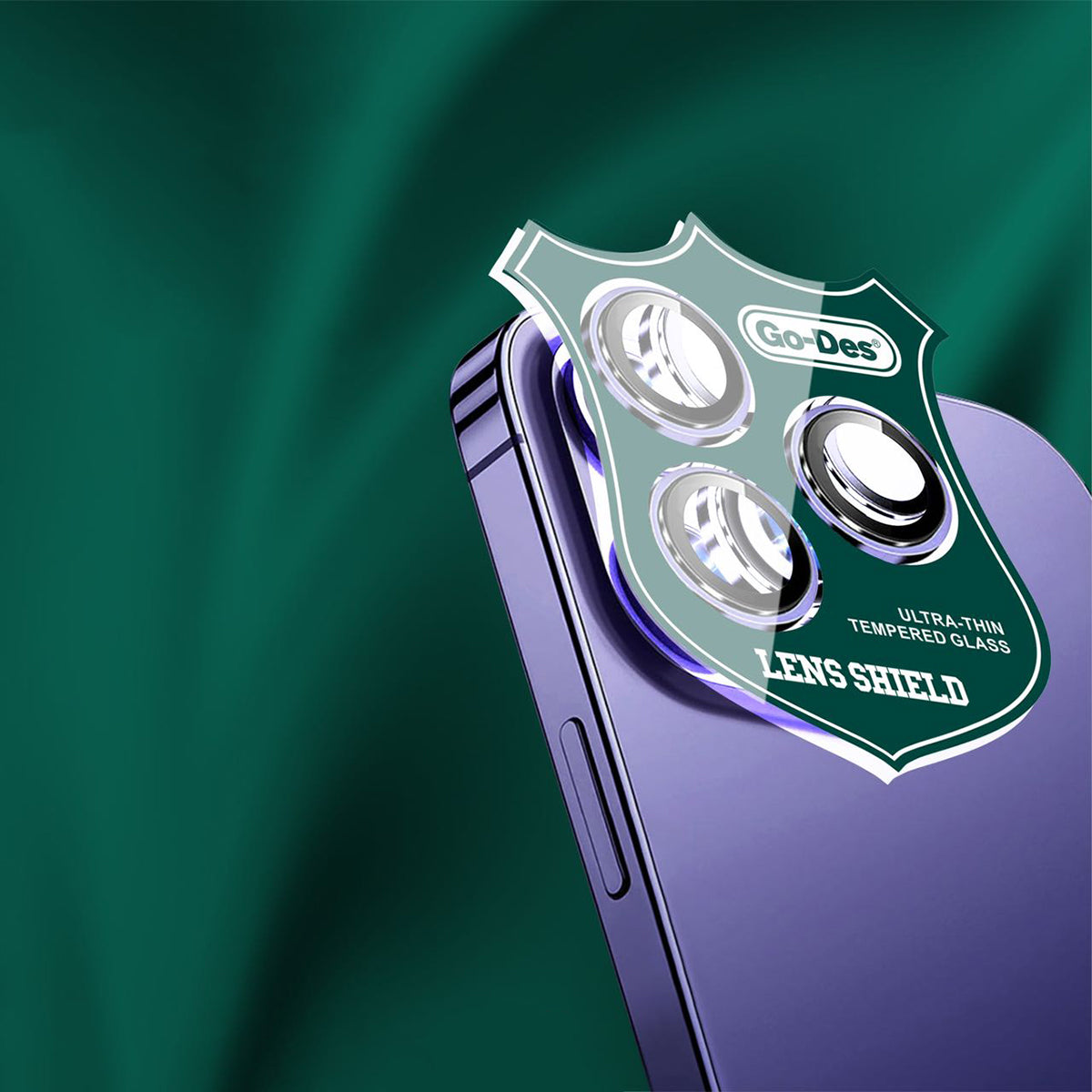 iPhone 14 Pro Go Des CL-10 Kamera Lens Koruyucu