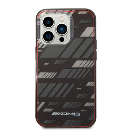 iPhone 14 Pro Kılıf AMG Transparan Çift Katmanlı Grafik Dizayn I Kapak
