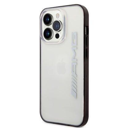 iPhone 14 Pro Kılıf AMG Transparan Siyah Çerçeve Dizayn Kapak