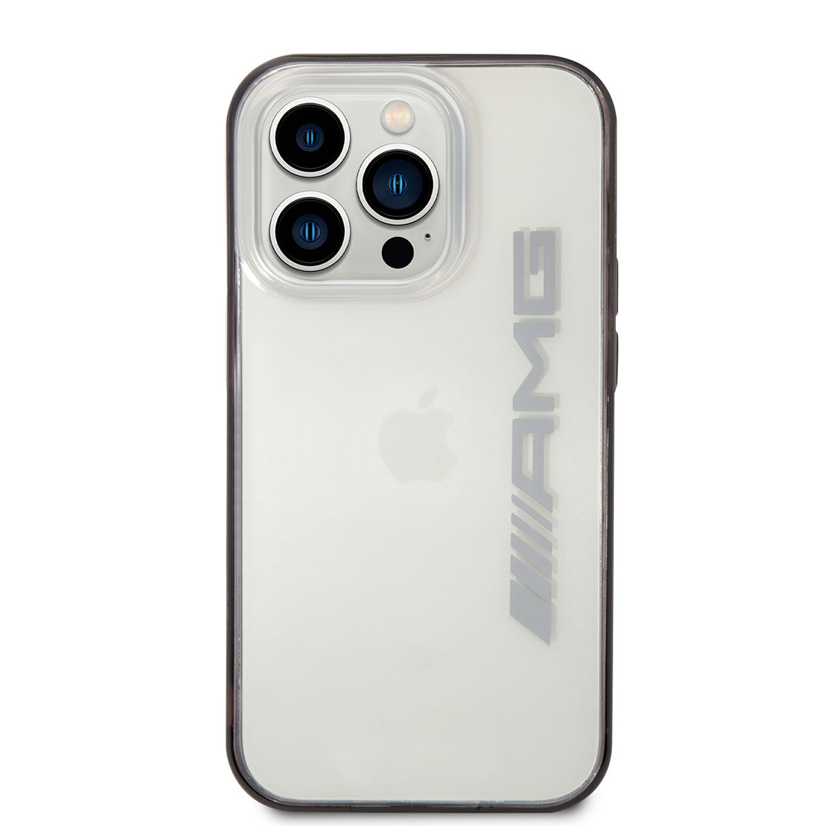 iPhone 14 Pro Kılıf AMG Transparan Siyah Çerçeve Dizayn Kapak