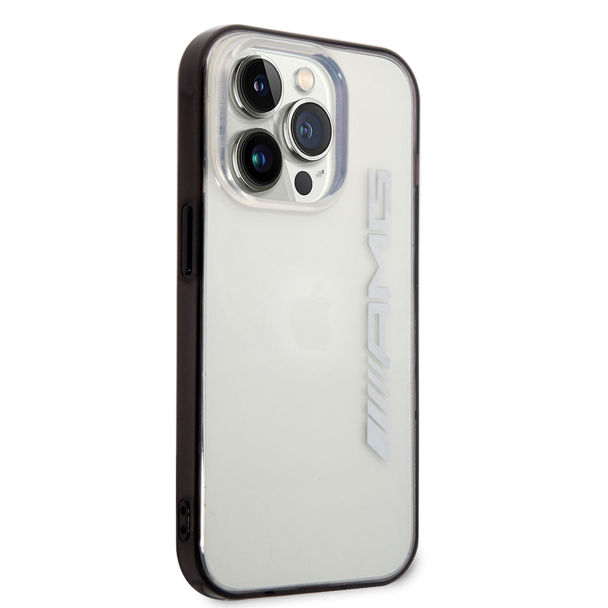 iPhone 14 Pro Kılıf AMG Transparan Siyah Çerçeve Dizayn Kapak