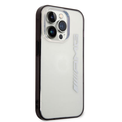 iPhone 14 Pro Kılıf AMG Transparan Siyah Çerçeve Dizayn Kapak