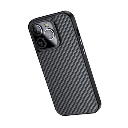 iPhone 14 Pro Kılıf Aramid Karbon Fiber M-safe Özellikli Wlons Radison Kapak
