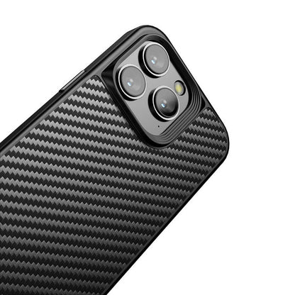 iPhone 14 Pro Kılıf Aramid Karbon Fiber M-safe Özellikli Wlons Radison Kapak