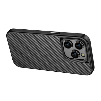 iPhone 14 Pro Kılıf Aramid Karbon Fiber M-safe Özellikli Wlons Radison Kapak