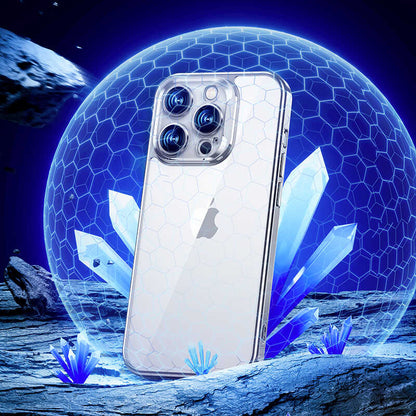 iPhone 14 Pro Kılıf Benks Electroplating TPU Kapak Ekran Koruyucu Hediyeli