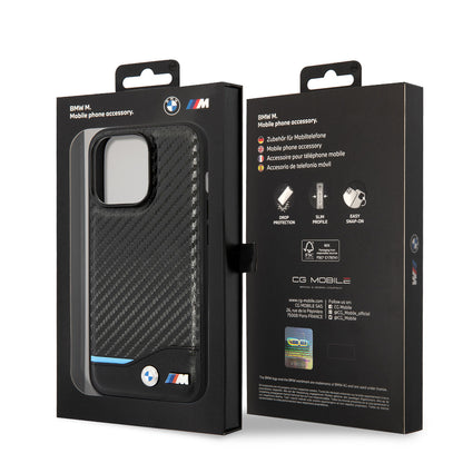 iPhone 14 Pro Kılıf BMW PU Deri Ve Karbon Dizayn Kapak